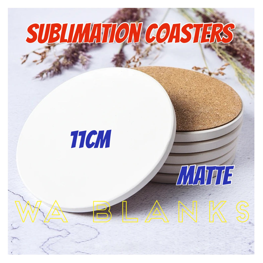 Sublimation Ceramic Coasters MATTE