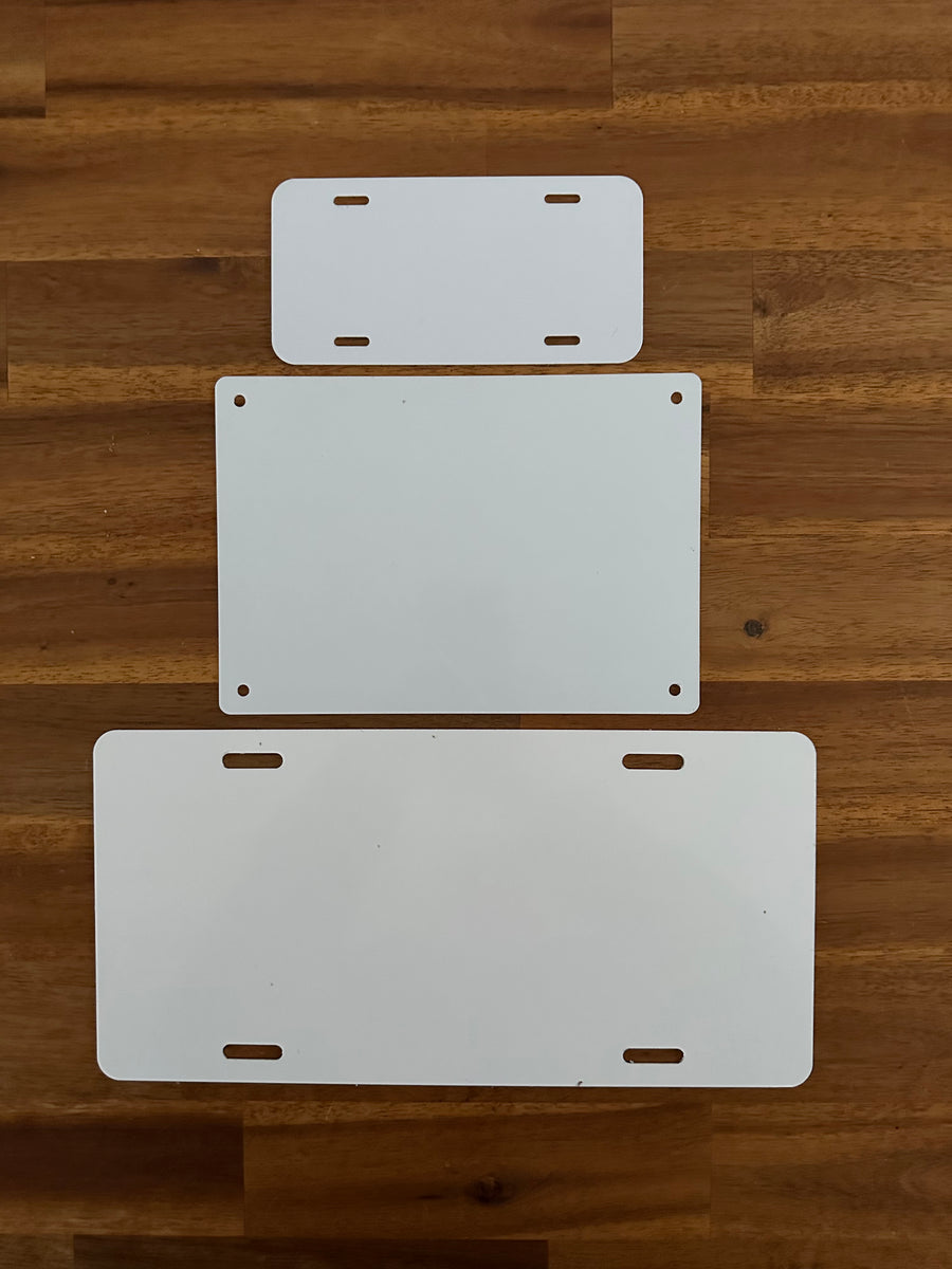 Sublimation Metal Licence Plates – WA Blanks